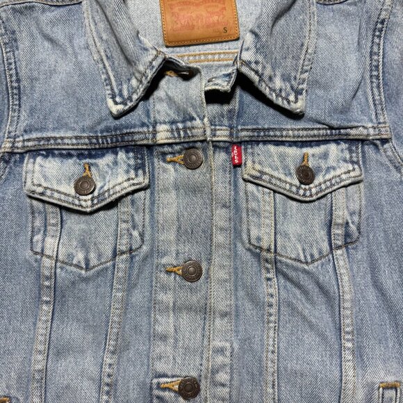Levis Type III Mid Wash Embroidered American Way Sample Denim Jacket - Small - Picture 3 of 16